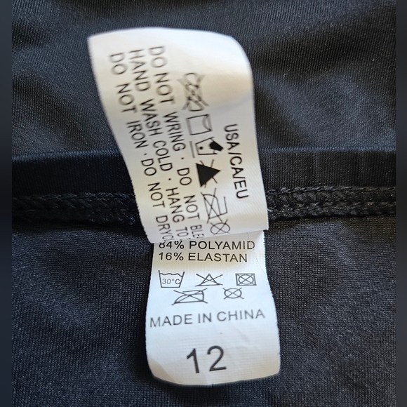 Women's Classic Black Bikini Bottoms Set, Size L/12. New Without Tags - Picture 8 of 8